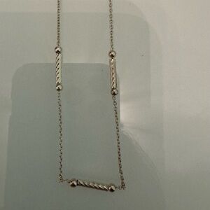 Sterling silver 925 barrel necklace/ chain